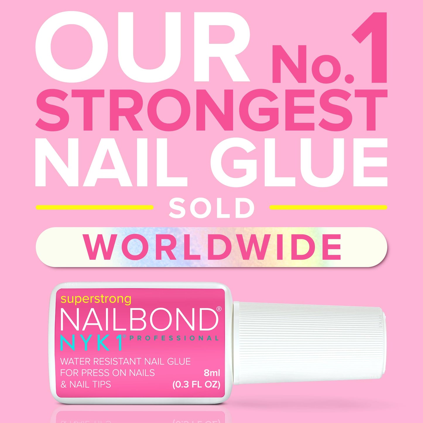 Pegamento Uñas Postizas Super Fuerte Para Uñas Acrílicas, Tips De Uñas Y Uñas A Presión (8ml) Nail Bond Pegamento Uñas Acrilicas Con Pincel Para Tips Uñas - Antihongos Pegamento Para Uñas