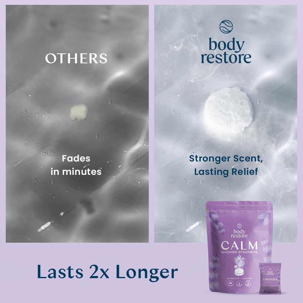 Shower Steamers Aromatherapy 15 Pack - Gifts for Women, Men - Lavender Scent