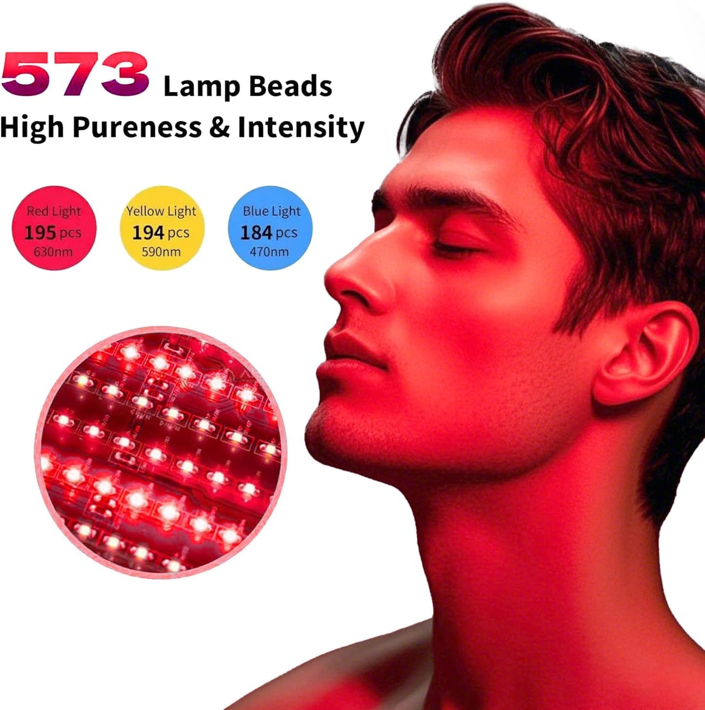 F1 Flexible 7 in 1 Color Infrared Light Led Facial Light Therapy Mask-Photons Facial Skin Care Machine