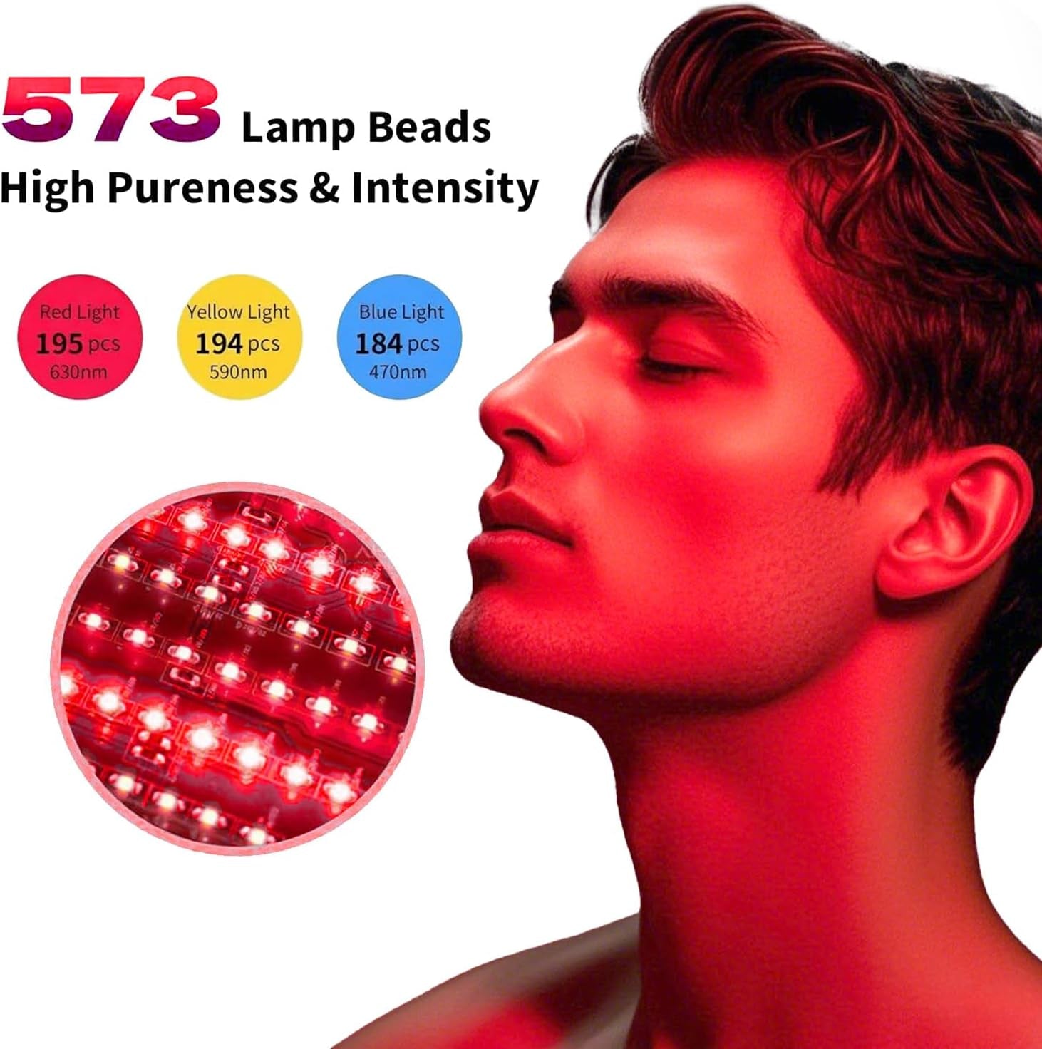 F1 Flexible 7 in 1 Color Infrared Light Led Facial Light Therapy Mask-Photons Facial Skin Care Machine