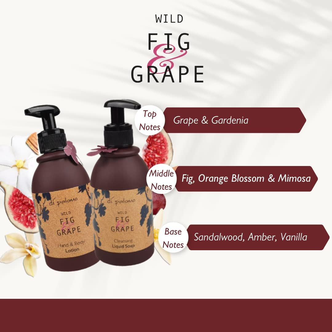 Wild Fig & Grape Vegan Hand Care Collection - Luxury Lotion, Soap, & Cream - Pamper Gifts for Women