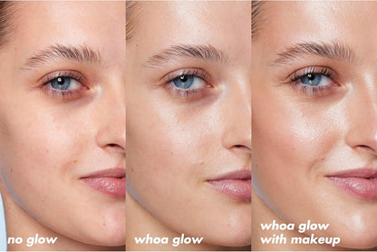 SKIN Suntouchable Whoa Glow SPF 30, Sunscreen & Makeup Primer for a Glowy Finish, Made with Hyaluronic Acid, Vegan & Cruelty-Free, Packaging May Vary, Sunbeam
