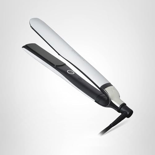 ghd Platinum+ Styler ― 1" Flat Iron Hair Straightener, Professional Ceramic Hair Styling Tool for Stronger Hair, More Shine, & More Color Protection - White