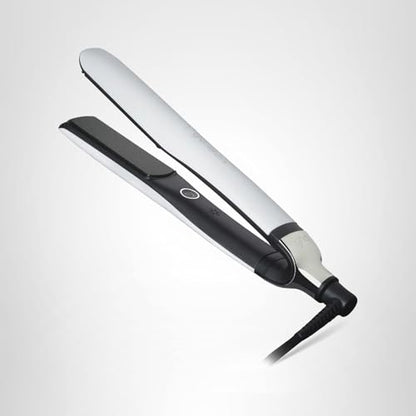 ghd Platinum+ Styler ― 1" Flat Iron Hair Straightener, Professional Ceramic Hair Styling Tool for Stronger Hair, More Shine, & More Color Protection - White