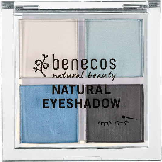 Natural Cosmetics - Quattro Eyeshadow Palette - Vegan - True Blue
