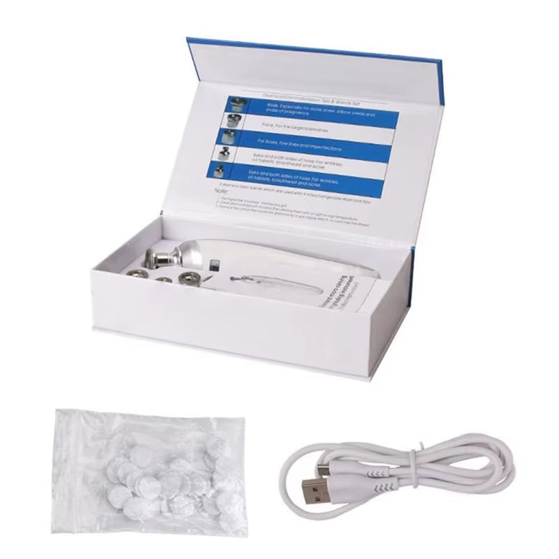 Handheld Diamond Microdermabrasion Machine Blackhead Removal Facial Skin Care Beauty Device Diamond Dermabrasion Machine Tips