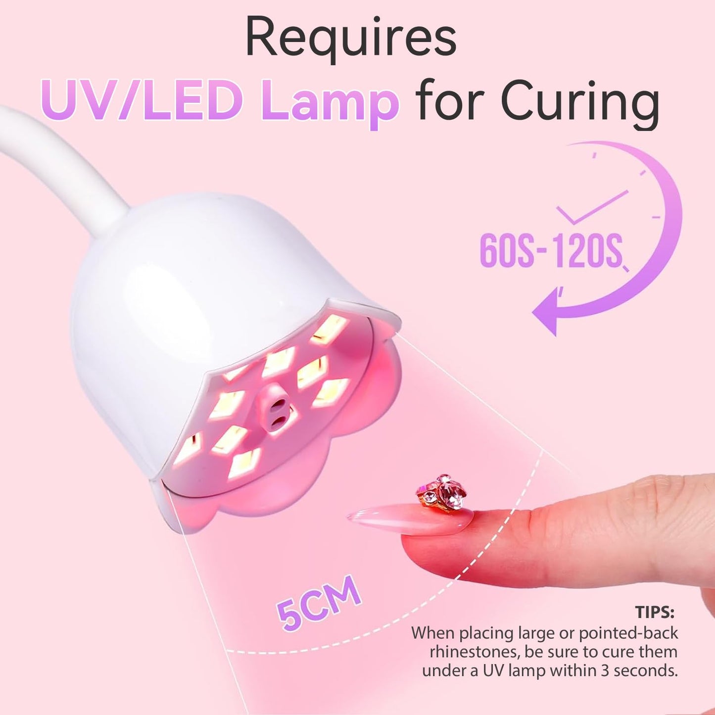 Nail Extension Gel, Poly Nail Gel Kit,Extensión de Uñas Kit, Nail Gel,Set de esmalte de gel, Nail Art Starter Kit,3 Colores Uñas de Gel Conjunto de Extensión de Uñas con Bandejas de Uñas de 100 Pcs