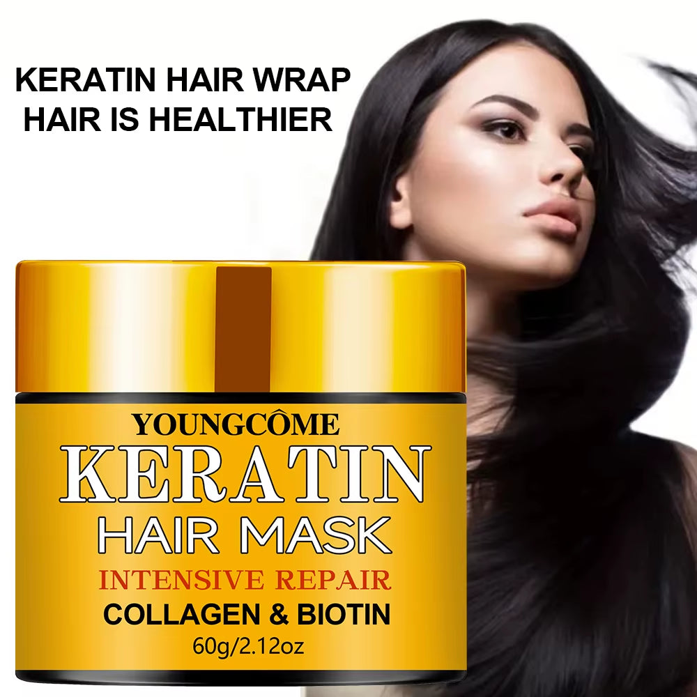 Youngcome Keratin Intensive Collagen Biotin Hair Mask 