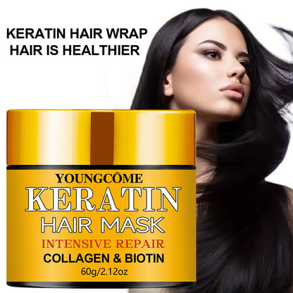 Youngcome Keratin Intensive Collagen Biotin Hair Mask 