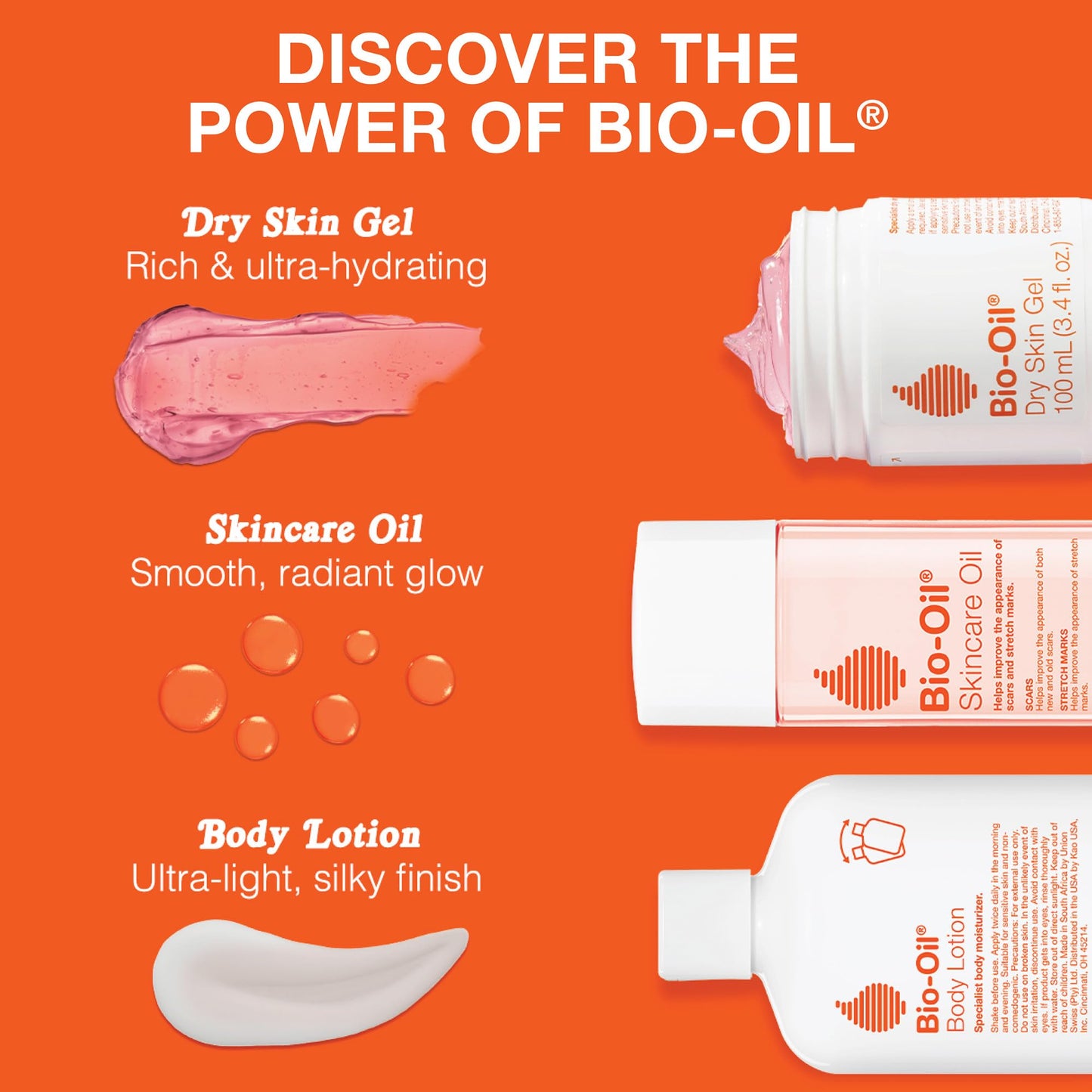 Bio-Oil | Aceite para el Cuidado de la Piel Estrías, Cicatrices y Manchas | Tratamiento Corporal y Facial 125 ml