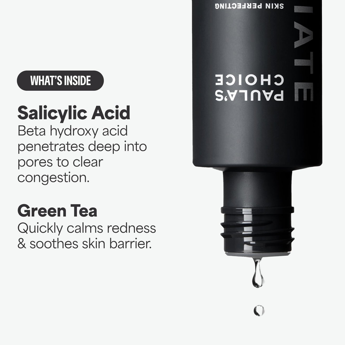 Paula's Choice Skin Perfecting 2% BHA Exfoliante Liquido - Peeling Facial Combate los Puntos Negros, Poros Dilatados, Espinillas y Acne - con Ácido Salicílico - Piel Mixta a Grasa - 118 ml