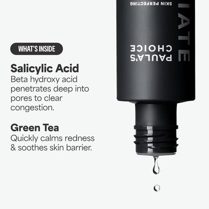Paula's Choice Skin Perfecting 2% BHA Exfoliante Liquido - Peeling Facial Combate los Puntos Negros, Poros Dilatados, Espinillas y Acne - con Ácido Salicílico - Piel Mixta a Grasa - 118 ml