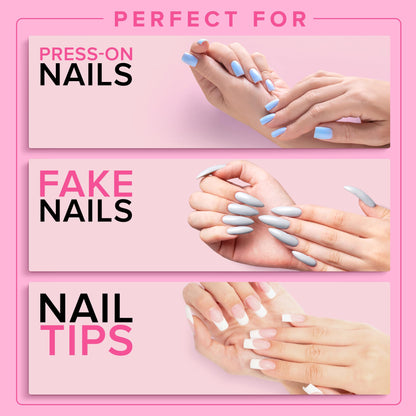 Pegamento Uñas Postizas Super Fuerte Para Uñas Acrílicas, Tips De Uñas Y Uñas A Presión (8ml) Nail Bond Pegamento Uñas Acrilicas Con Pincel Para Tips Uñas - Antihongos Pegamento Para Uñas
