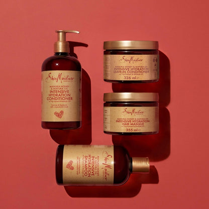 Sheamoisture Manuka Honey & Mafura Oil Hair Mask – Sulfate-Free Deep Conditioner with Shea Butter, Baobab Oil & Fig Extract, for Dry, Damaged, Coily Hair, Repairs & Tames Frizz 335 Ml