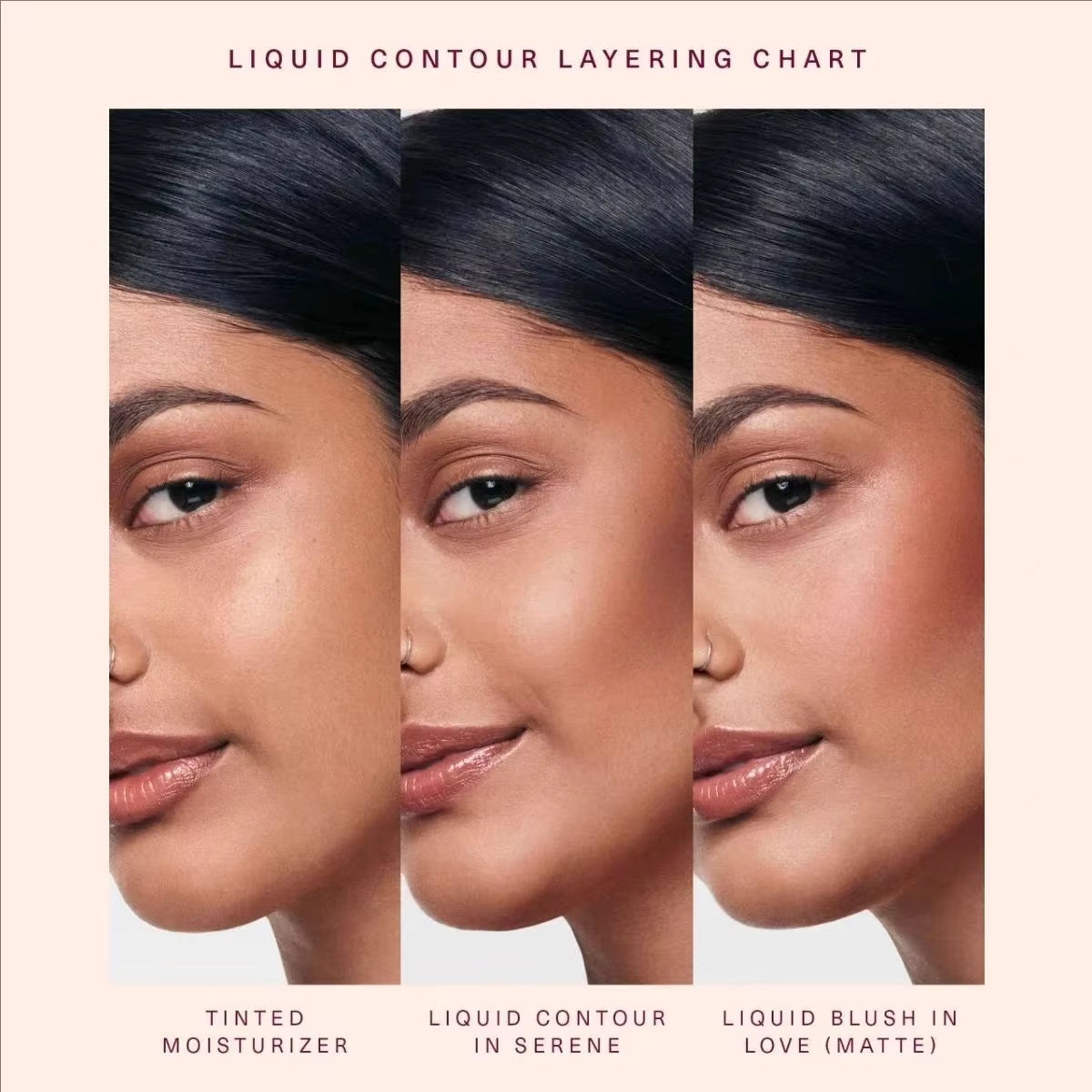 Makeup Face Contour Bronzer Stick Liquid Blush Highlighter Contour High Glossy Finish Luminizer Natural Cosmetics