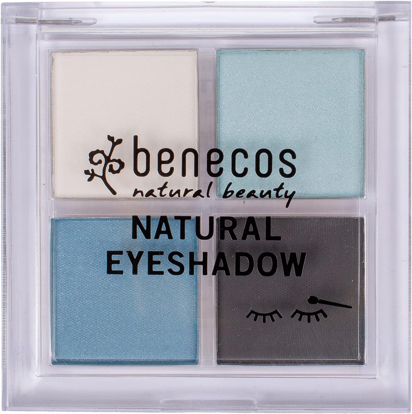 Natural Cosmetics - Quattro Eyeshadow Palette - Vegan - True Blue
