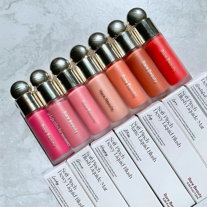 Fashion  Liquid Blush Lip Gloss Plump Moisturizing Highlight Essence Gel Nourishing Powder Lipstick Care for Women