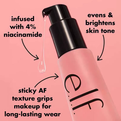 Elf Power Grip Primer Gel-Based Moisturizing Facial Base Cream for Firming Makeup Long-Lasting Wear Face Improve Makeup Texture