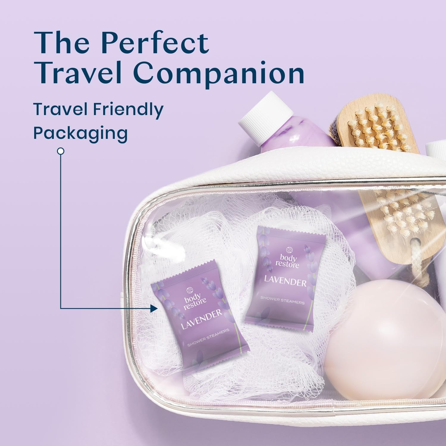Shower Steamers Aromatherapy 15 Pack - Gifts for Women, Men - Lavender Scent