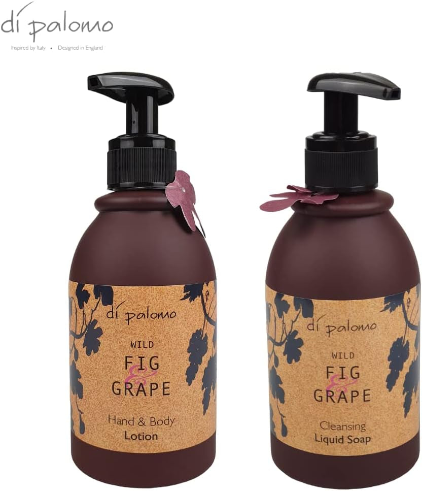 Wild Fig & Grape Vegan Hand Care Collection - Luxury Lotion, Soap, & Cream - Pamper Gifts for Women