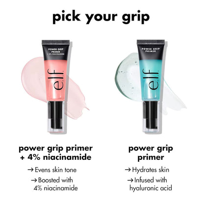 Elf Power Grip Primer Gel-Based Moisturizing Facial Base Cream for Firming Makeup Long-Lasting Wear Face Improve Makeup Texture